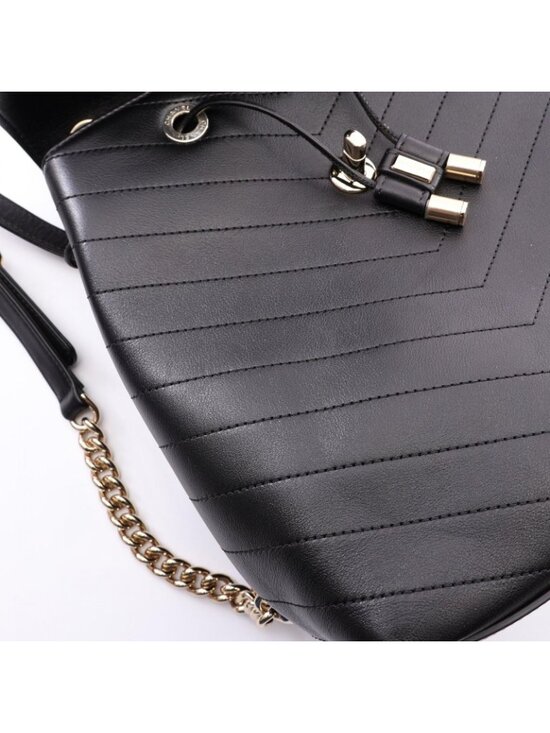Chanel Backpack Stitch Black Lambskin Chez Blanc main image 5